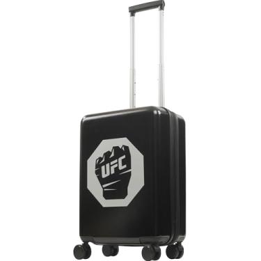 Imagem de FUL UFC Bagagem de mão de 57 cm, mala rígida com rodinhas e rodas giratórias, preta, Preto, Ufc Bagagem de mão de 57 cm, mala rígida com rodinhas