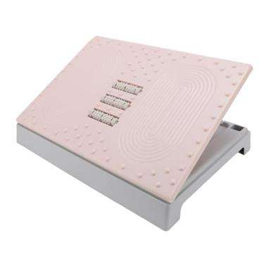 Imagem de Diydeg Banquinho de pé, Ergonômico Sob Descanso de pé Sob o Suporte para Pés de Mesa Altura Anti -deslize Ajuste Slip Feoth Dobas para Escritório de Avião para Casa (rosado)