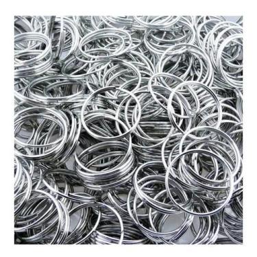 Imagem de Pacote 50 Argola sem Bater para Chaveiro 22mm 1133 Artesanato - DANDIE