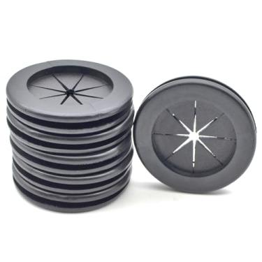 Imagem de Fctoerg Ilhós De Borracha De 2 Polegadas Para Fiação, Plugues De Furos De Firewall, Proteção De Fios, Ilhós, Tubulação De Aparelhos Elétricos, Encanamento, Furo De Perfuração De 2"