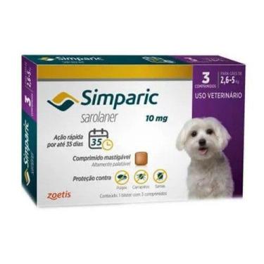 Imagem de Simparic  10mg 3COMP 2,6-5,0Kg