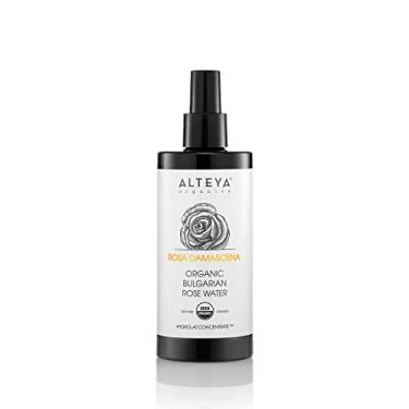 Imagem de Alteya High-Potency Rose Water USDA Organic Facial Toner, 6000 Roses in a Bottle, 6.8 Fl Oz/200mL Pure Bulgarian Rosa Damascena Flower Water, Award-Winning Moisturizer in Miron Biophotonic Glass