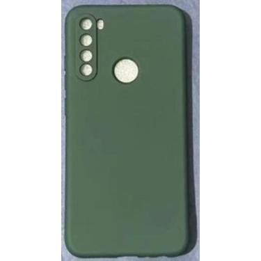 Imagem de Capa Capinha Note 8 Redmi Xiaomi Silicone Aveludado - CC, Verde Milita