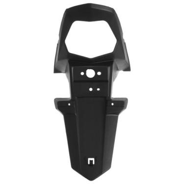 Imagem de Paralama Traseiro Suporte De Placa Cromo Forte Moto Honda Bros 160 201