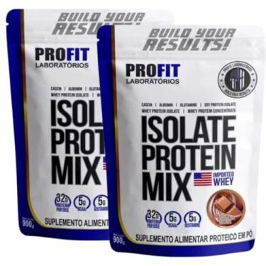 Imagem de Kit 2x Whey Isolate Protein Mix 900g cada (Total 1,8kg) (900g, Cookies)