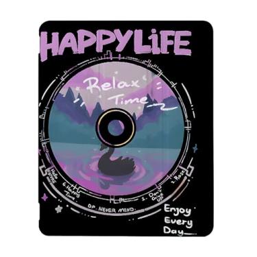 Imagem de Capa de álbum retrô roxa compatível com iPad 9ª 8ª geração 10,9 polegadas 2021/2019/2018, capa engraçada com suporte de três dobras + porta-lápis para meninos e meninas, iPad 11 polegadas 2022