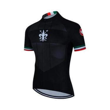 Imagem de Conjunto de Roupas de Ciclismo Masculina para Verão - Camisa e Calças 