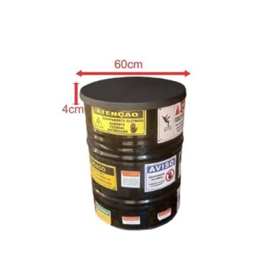 Imagem de Tampo para Mesa Tambor Bistro Bar Em Plastico PP