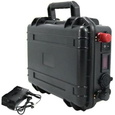 Imagem de 12v 80ah 60ah Lithium Bateria Propulsor Marítimo Bateria Recarregável Bateria Para Carrinho De Golfe Motor De Trolling Marítimo Com Carregador 5a E Usb, 12V80Ah