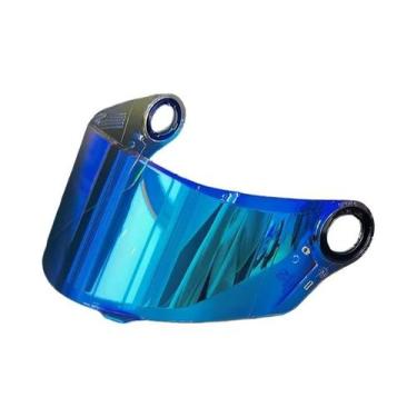Imagem de Viseira Multicolorida para Capacete de Motocicleta LS2 FF358, Revo azu