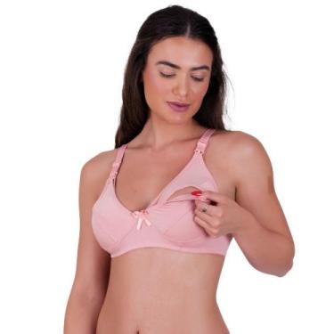 Imagem de Sutiã Amamentação Liso Para Amamentar Pós Parto com Abertura - NAKA MO
