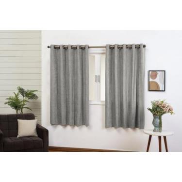 Imagem de Cortina Tecido Suede Semi Blackout 2,80 X 1,70 Para Varão 2m - Confort