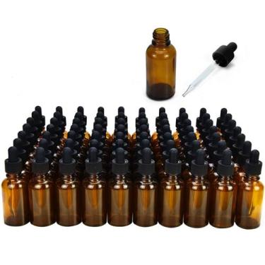 Imagem de Frascos conta-gotas de vidro June Fox 99, pacote de 30 ml para óleos e