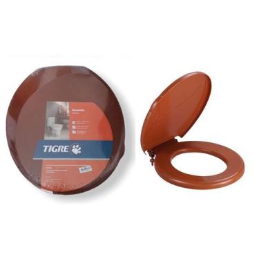 Imagem de Assento Sanitário Universal Reforçado Tigre Tampa Vaso Cores Deca Icas