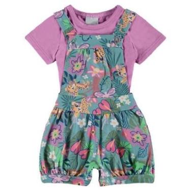 Imagem de Conjunto Menina Blusa e Jardineira Malwee Ref. 97940-Feminino