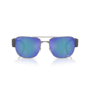 Imagem de Óculos de Sol Ray-Ban Polarizado 0RB3756CH 004/4L Tam 59 / Chumbo - Lentes Azul Espelhado