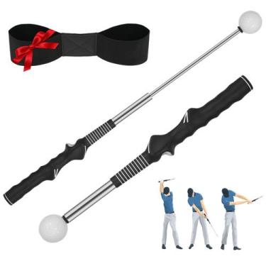 Imagem de Auxiliar de treinamento de swing de golfe FODESAN Retrátil Correct Gri