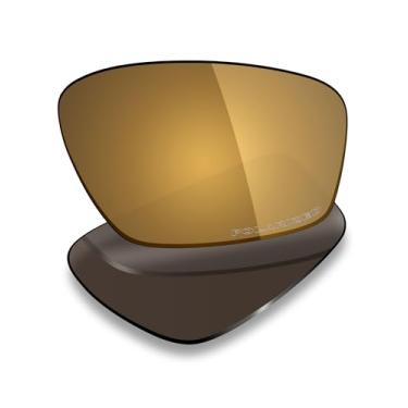 Imagem de Mryok Lentes de reposição polarizadas Plus compatíveis com Oakley Crosslink Zero OX8076 56 mm - Bronze Gold