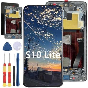 Imagem de Yuxyiony Nova tela de substituição para Samsung Galaxy S10 Lite LCD tela de reparo e acessórios de ferramentas de substituição