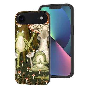 Imagem de SHDYQXSB Capa para celular compatível com iPhone Air, capa protetora de cogumelo sapo da Forst Yoga Slim Soft TPU à prova de choque
