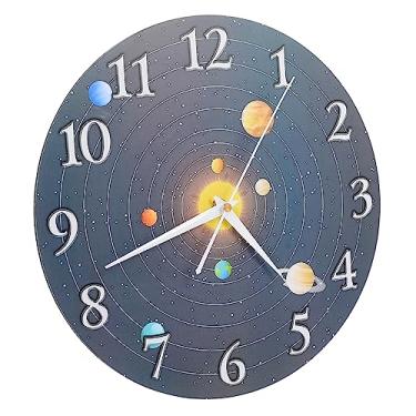 Imagem de TLTDSMY 2 peças relógio de parede decorativo relógio digital decoração retrô decoração antiga árabe moderno relógio digital relógio design mudo girassol saleiro e pimenteiro sala de estar animal