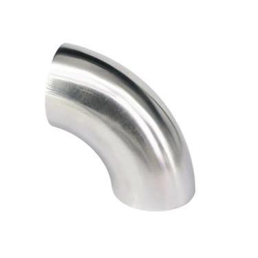 Imagem de WWECCQIJ 57 mm O/D 304 aço inoxidável solda 90 graus cotovelo curva encaixe de tubulação
