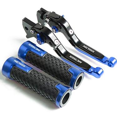 Imagem de Para Honda NC750X NC 750 X 750X 2016 2017 2018 2019 Alavancas de embreagem Acessórios para motocicleta Alavancas de embreagem de freio Alavanca de embreagem de freio de motocicleta (Cor: QYGX888 4)