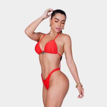 Imagem de Biquíni Cortininha Asa Delta Marquinha Verão P ao GG - TRIBO MODA, Ver