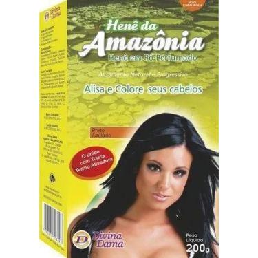 Imagem de Henê Da Amazônia Em Pó Preto Azulado 200g - Divina Dama, Preto Azulado