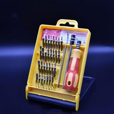 Imagem de Conjunto de chaves de fenda de precisão 33 em 1, kit de ferramentas de reparo magnético profissional, mini chaves de fenda para telefone, computador, laptop, relógio, óculos e eletrônicos