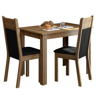 Imagem de Conjunto Sala de Jantar Lola com 2 Cadeiras Madesa
