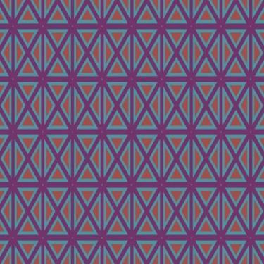 Imagem de Quadro Decorativo Geométrico Colorido com Estampa Vibrante para Sala e Quarto 30x30cm