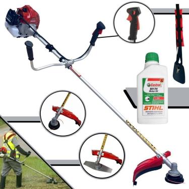 Imagem de Roçadeira Robusta Kawashima Bcj521l 2,5hp 52cc + Óleo Stihl