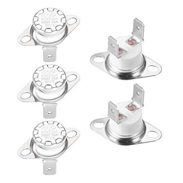 Imagem de Generic Termostato KSD301 180°C/180.0 °C 10A Normalmente Fechado N.C Interruptor de Temperatura do Disco de Pressão para Micro-ondas, Forno, Cafeteira, 5 peças, Material Cerâmico