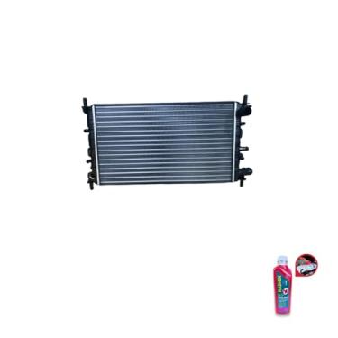 Imagem de Kit Radiador Ford Escort Logus 1.6 1.8 93 a 96 + Aditivo Radiador Radiex R1892 Rosa Pronto Uso
