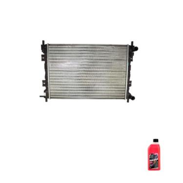 Imagem de Kit Radiador Ford Fiesta Ka Courier 00/02 + Aditivo Radiador Paraflu Rosa 1L