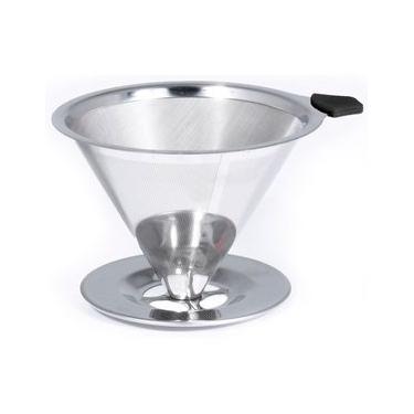 Imagem de Coador de Café Pour Over Bialetti em Aço Inox - 12,5 cm