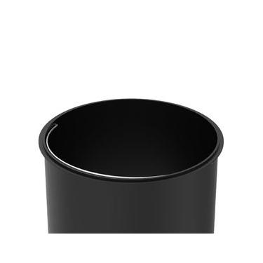 Imagem de Lixeira Inox Brinox Spin 3L com Pedal Fechamento Suave Balde Removível