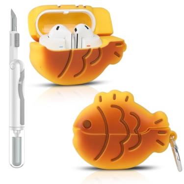 Imagem de Capa para Samsung Galaxy Buds 3/3 Pro (2024) | para fones de ouvido Galaxy Buds 3 FE (2025) | Capa protetora de carregamento de silicone | Design de pele de vários estilos | com kit de limpeza e