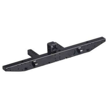Imagem de COOWOO Peça de atualização do para-choque traseiro para caminhões RC Defender 1/10 TRX-4 - usinado CNC de precisão para maior durabilidade e proteção off-road, preta
