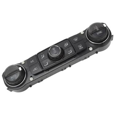 Imagem de GM Genuine Parts 15-74881 Conjunto de painel de controle de aquecimento e ar condicionado de carbono preto