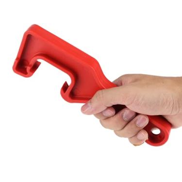 Imagem de Pissente Abridor de Abridor de Balde de de para Latas de Tinta Baldes de Plástico Com Aperto Anti -deslizamento e Forma de Gancho para a Loja de Garagem Em Casa (vermelho)