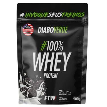 Imagem de Diabo Verde 100% Whey Protein Refil (900g) FTW