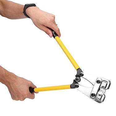 Imagem de Acouto 0650 - Alicate Crimpador de Terminal de Fio de Cabo de Serviço - Ferramenta Manual Ergonômica para Terminais Abertos de Cobre e Alumínio (HY-0650)