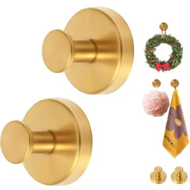 Imagem de Trzzyan Ganchos de ventosa, ganchos de ventosa para chuveiro, ganchos de toalha removíveis para parede de porta de vidro da janela do banheiro, gancho de guirlanda de roupão de banho para pendurar