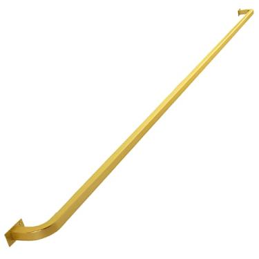 Imagem de Corrimão De Escada Interno, Corrimão De Metal Sem Barreiras, Corrimão Resistente Montado Na Parede, Para Escada De Lofts De Corredor Doméstico (Color : Gold, Size : 0.3m/0.98ft)
