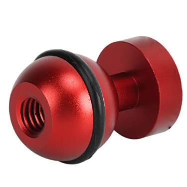 Imagem de Cryfokt Cabeça de Bola de Luz de Mergulho Anodizada Longa Vida útil para Lanterna de Mergulho Ampla Compatibilidade Cabeça de Bola única (Vermelho)