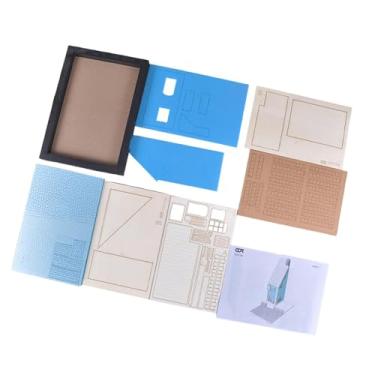 Imagem de TTETTZ Kit de Modelo de Construção em Escala 1/35, Modelo Arquitetônico para Mesa de Areia, Ornamento de Espuma de Madeira Não Pintada para Montar, Maquete D, Style B