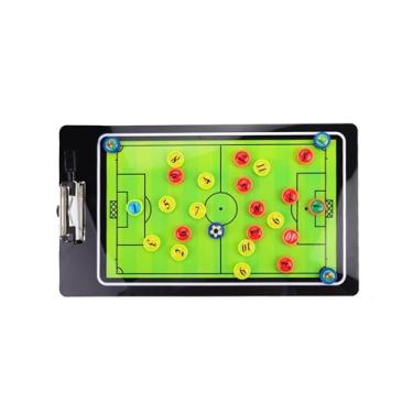 Imagem de Cryfokt Placa Magnética de Táticas de Futebol para Ensino de Treinamento Profissional, Magnetismo Forte, Portátil para Escola, Classe Pe