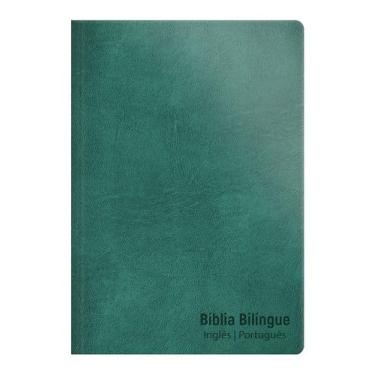 Imagem de Livro - Bíblia NVT Bilíngue - Luxo - Esmeralda